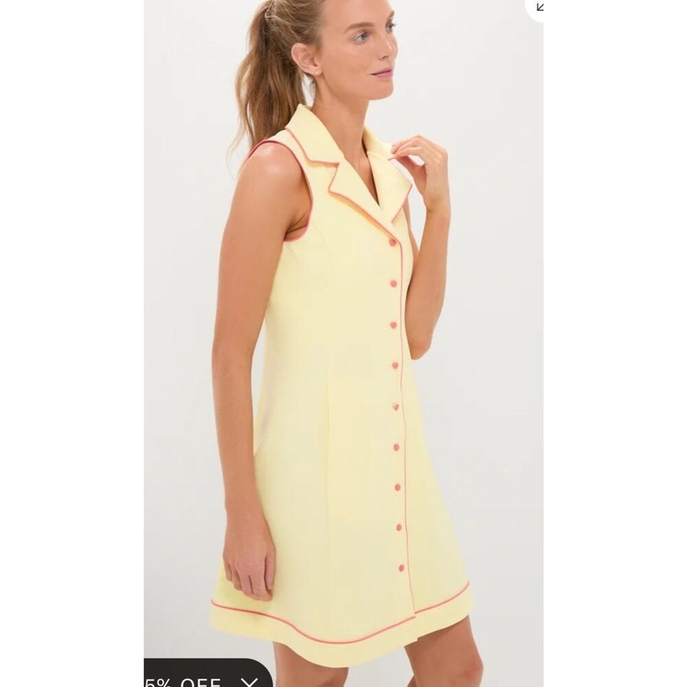TNUCK SPORT Tuckernuck Lemon Yellow Georgia Golf Dress Lemon Yellow XXS NWT $148